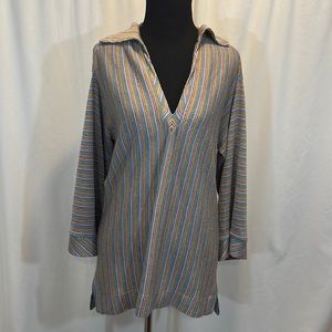 VTG 70’s Madras Tunic/Top S/M EUC